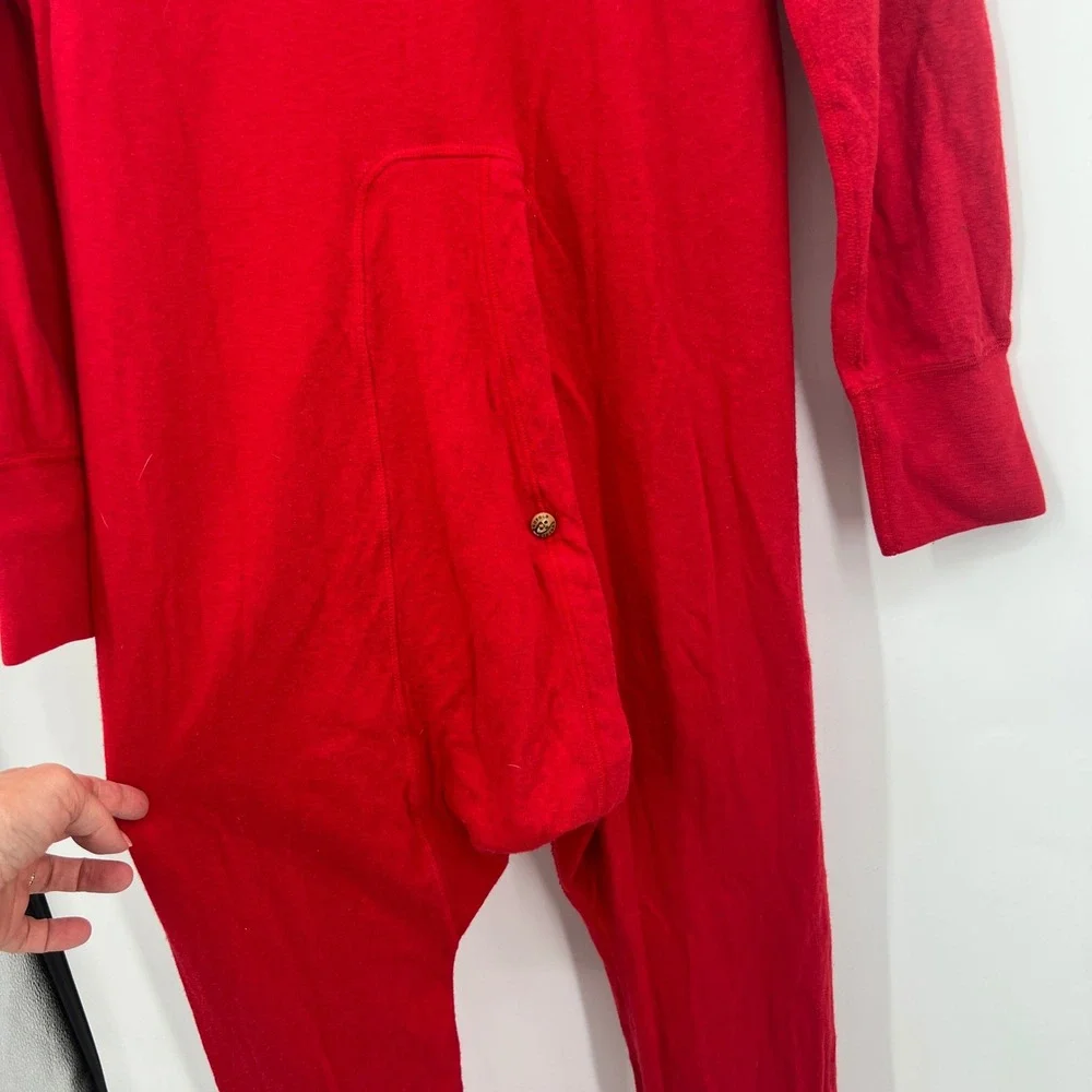 Duofold Cotton Wool Mid Weight Double Layer Thermal Union‎ Suit Red Long Johns